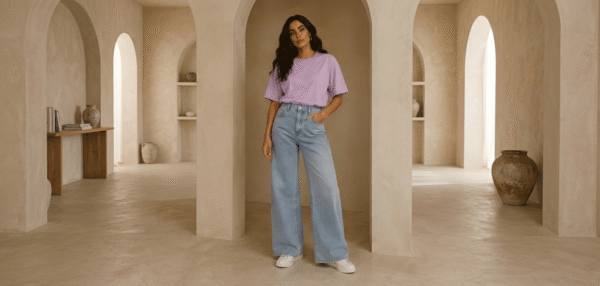 Acid washed purple Shirt