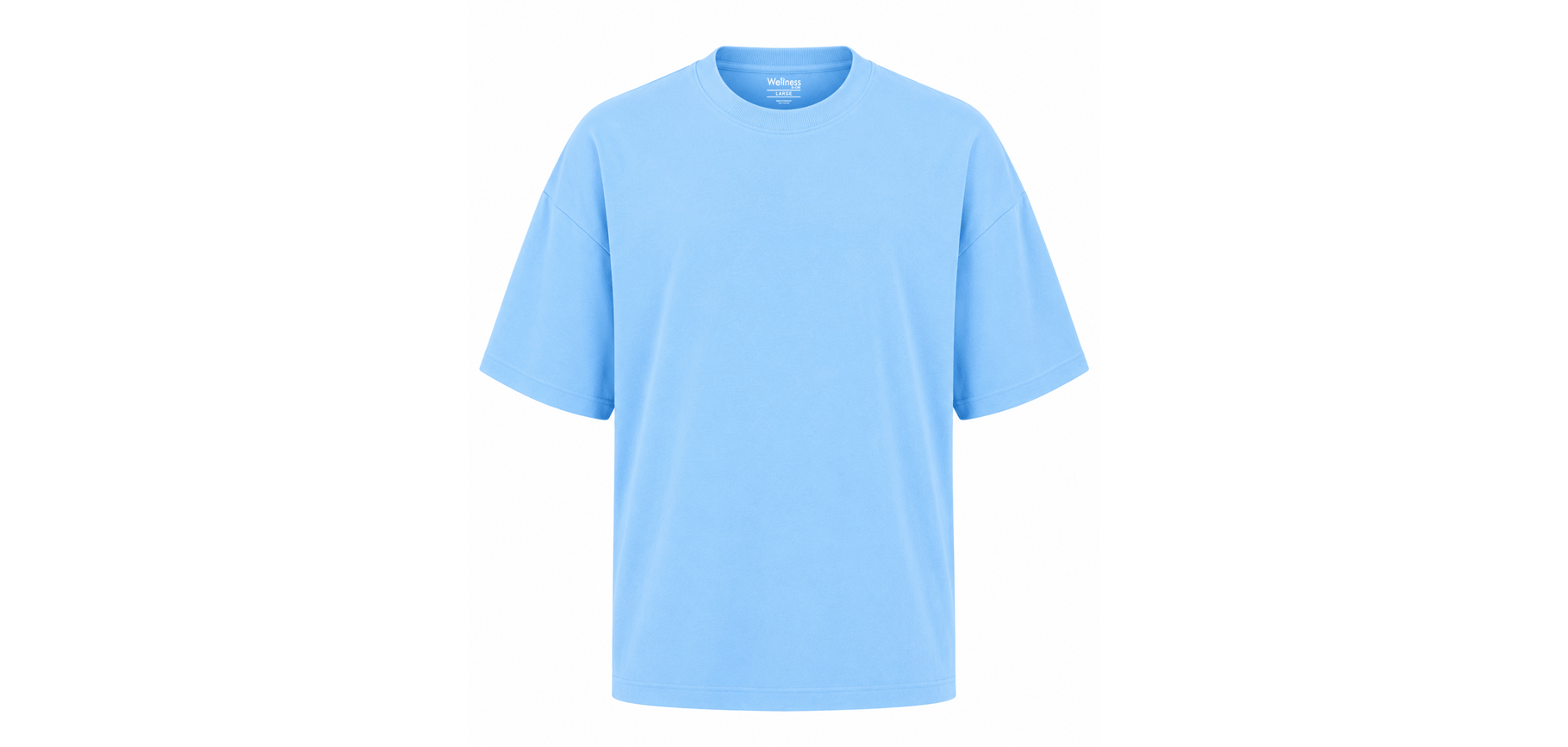 Oversized T-Shirt Sky Blue